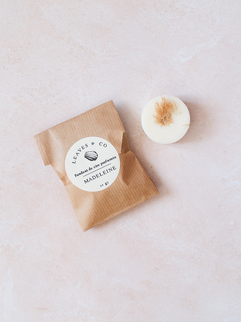 Fondant de cire parfumée - Madeleine
