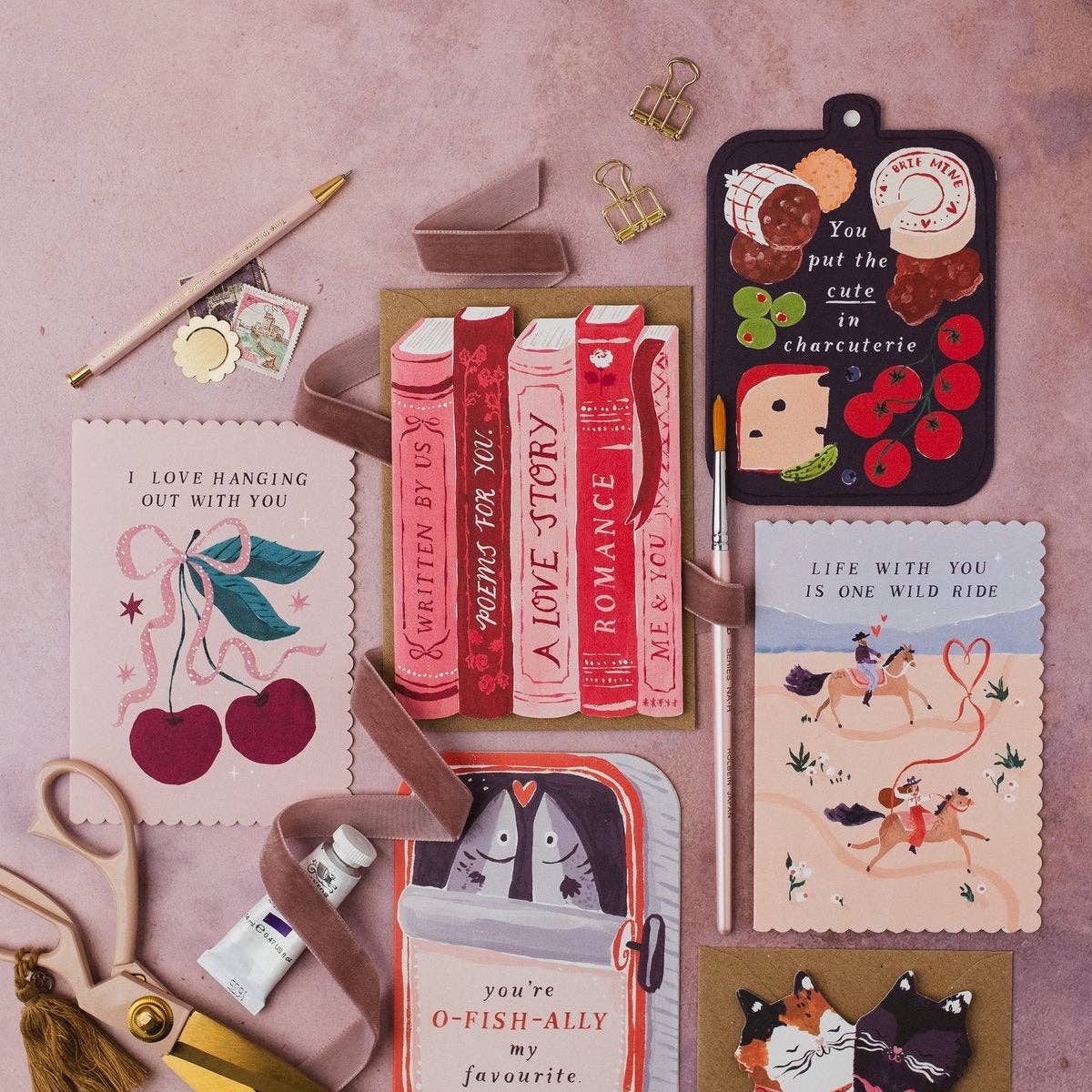 Carte Histoire d'amour | Cartes d'anniversaire pour amoureux des livres