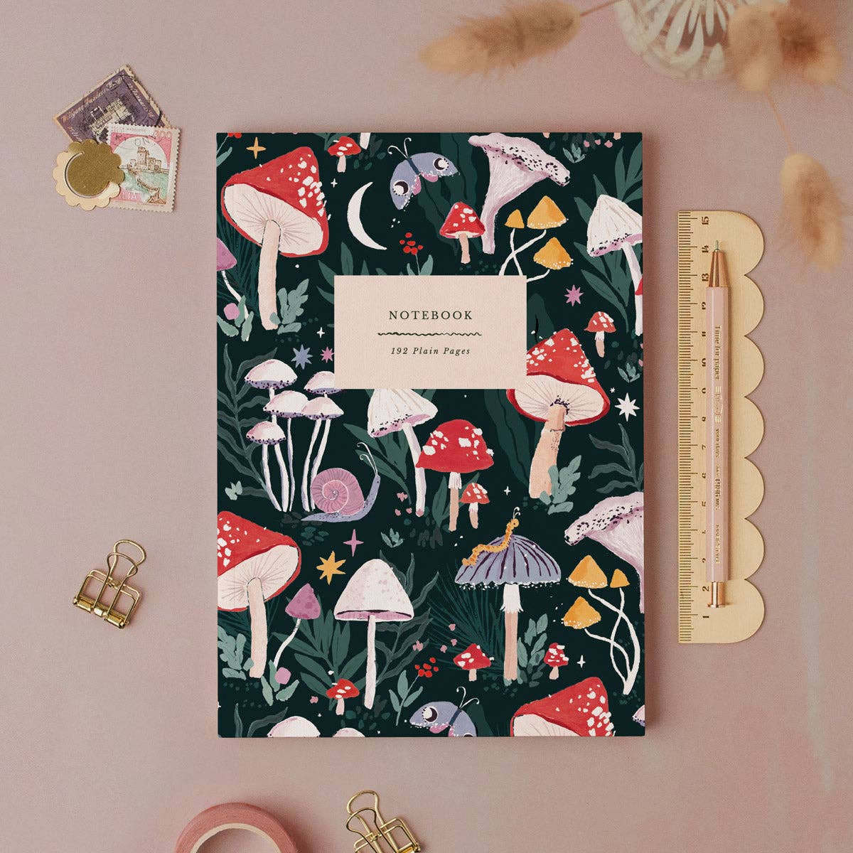 Cahier Champignons | Carnet à pages blanches | Cahiers
