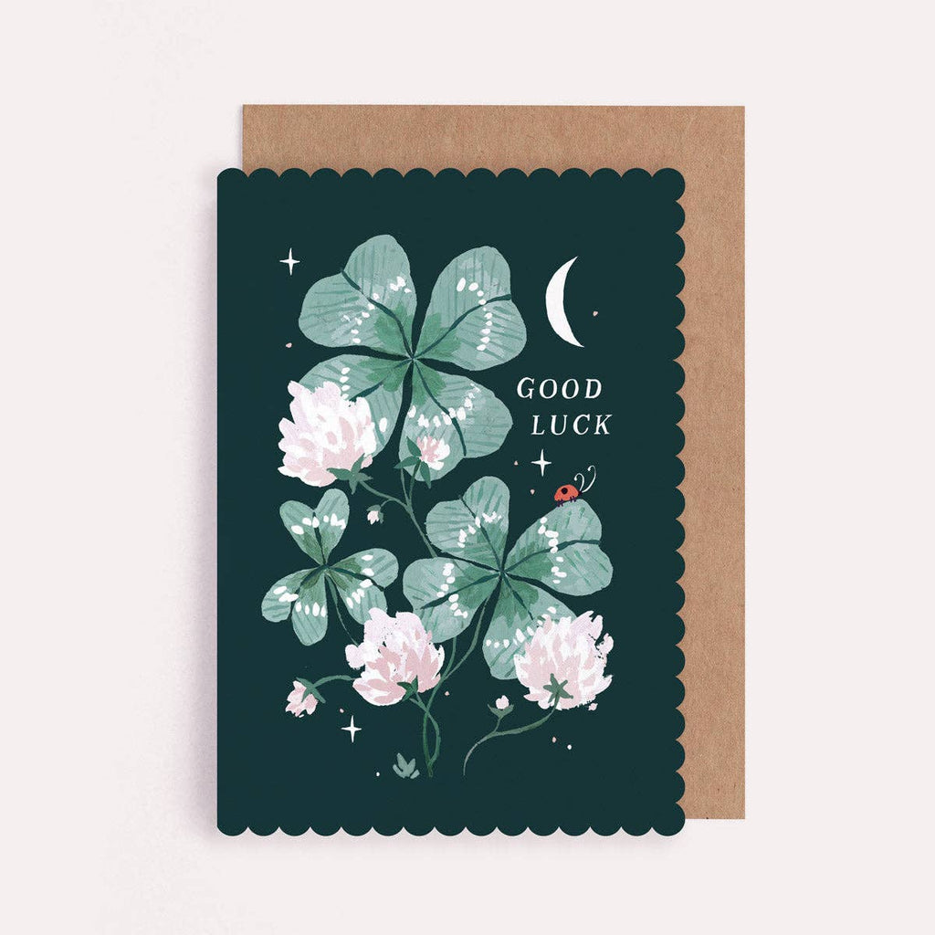 Carte porte-bonheur – Jardin enchanté