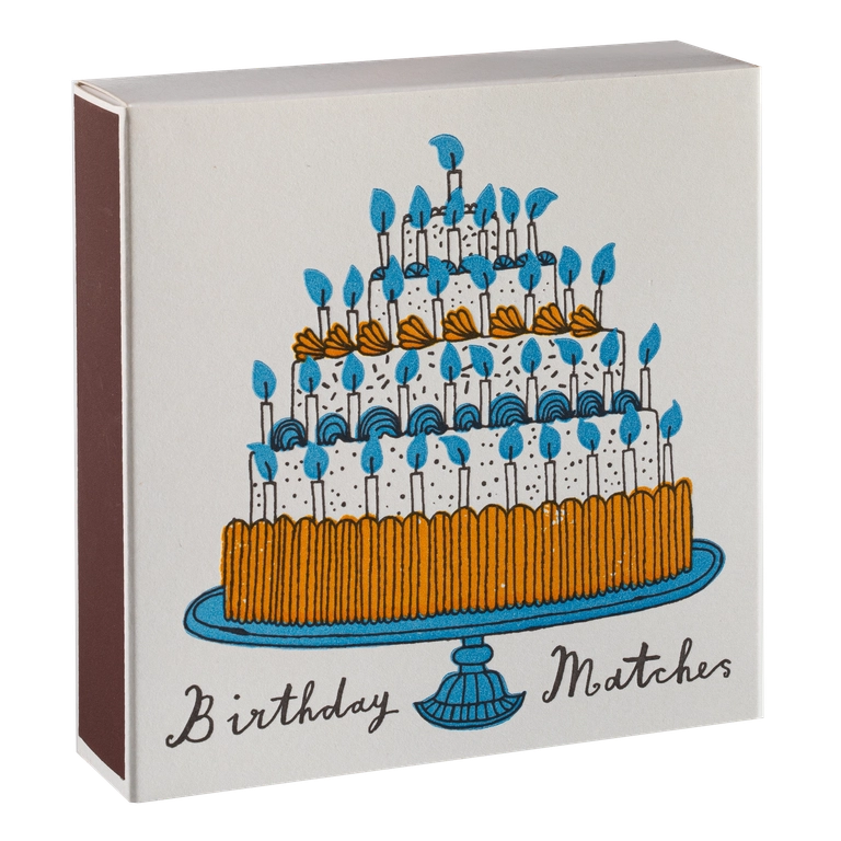 Boîte d'allumettes - Birthday cake
