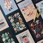 Carte d'anniversaire en forêt | Cartes d'anniversaire botaniques