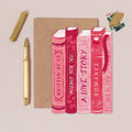 Carte Histoire d'amour | Cartes d'anniversaire pour amoureux des livres