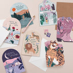 Cartes d'anniversaire en forme de tigre | Cartes de tigre | Cartes d'animaux | Cartes