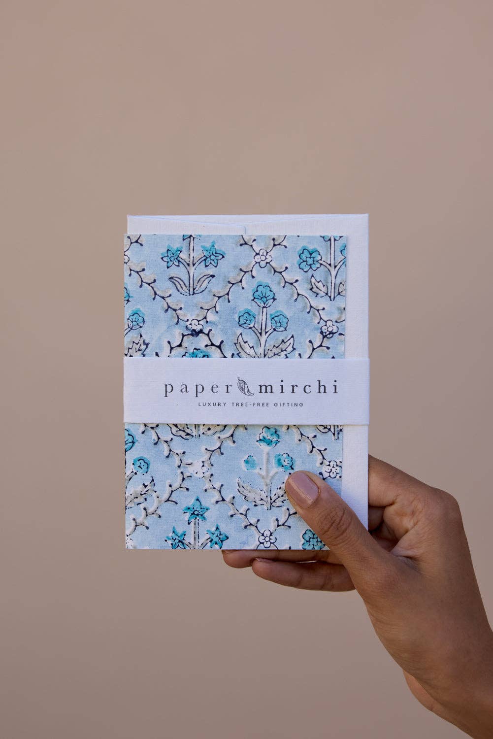 Carte fleurie – Treillis jardin bleu