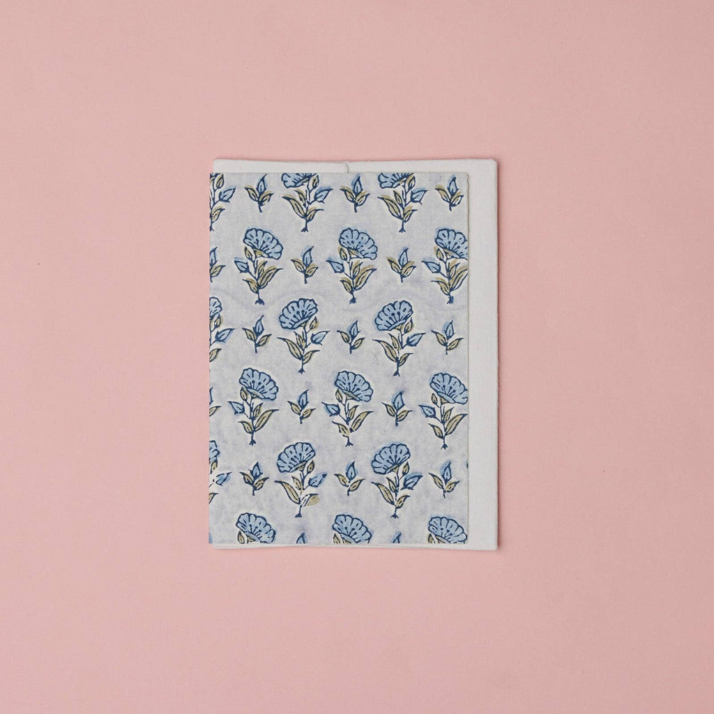 Carte fleurie – Jardin bleu