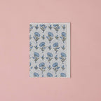 Carte fleurie – Jardin bleu