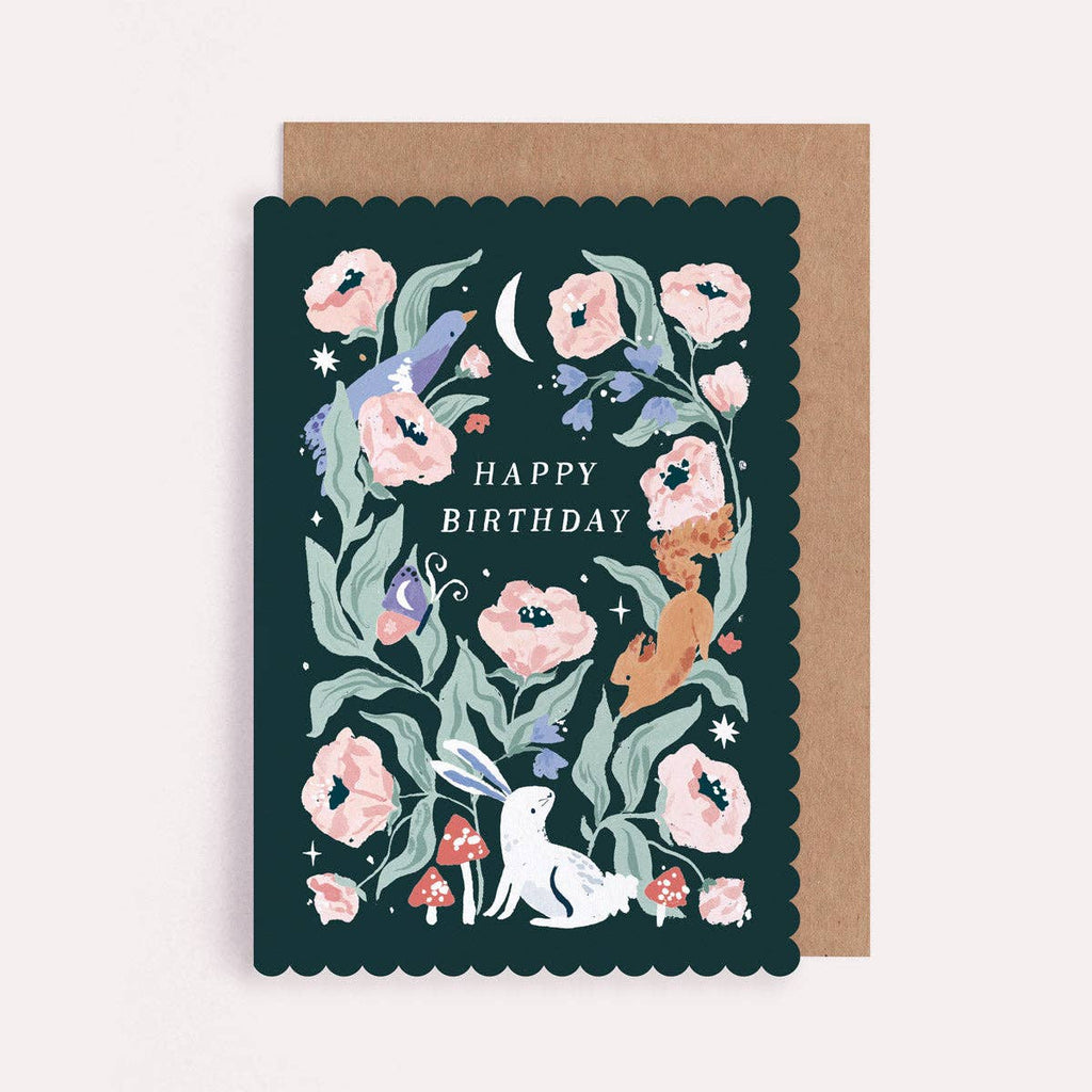 Carte d’anniversaire – Forêt enchantée