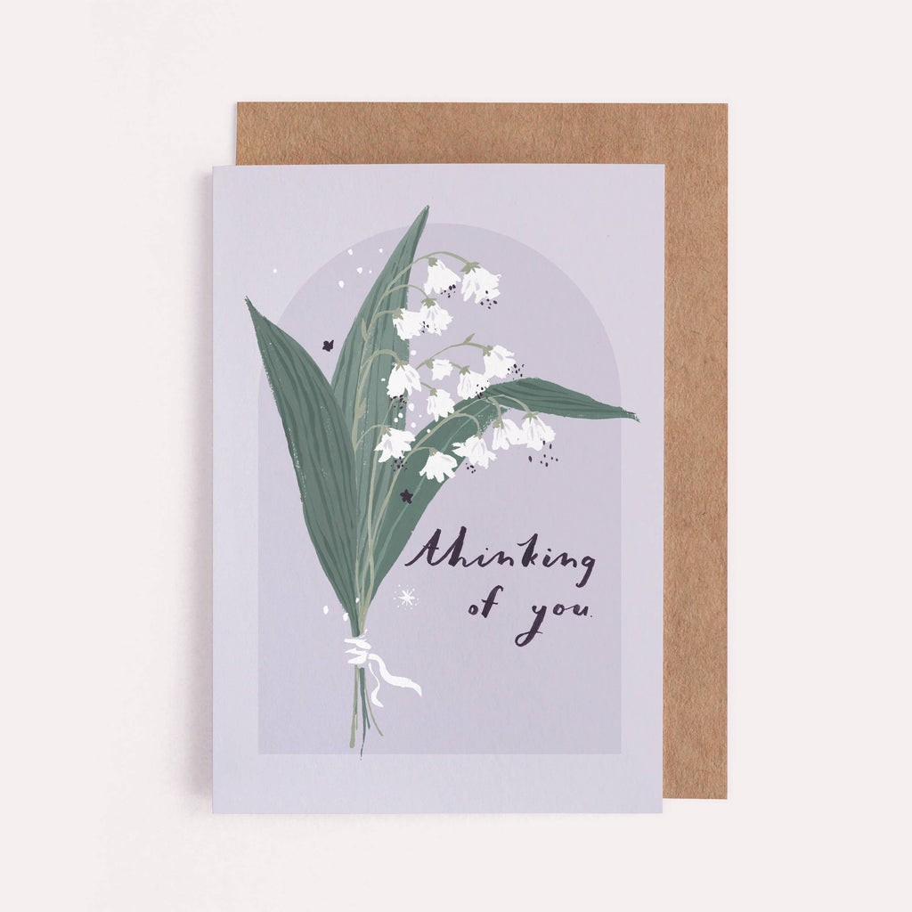 Carte Je pense à vous – Muguet