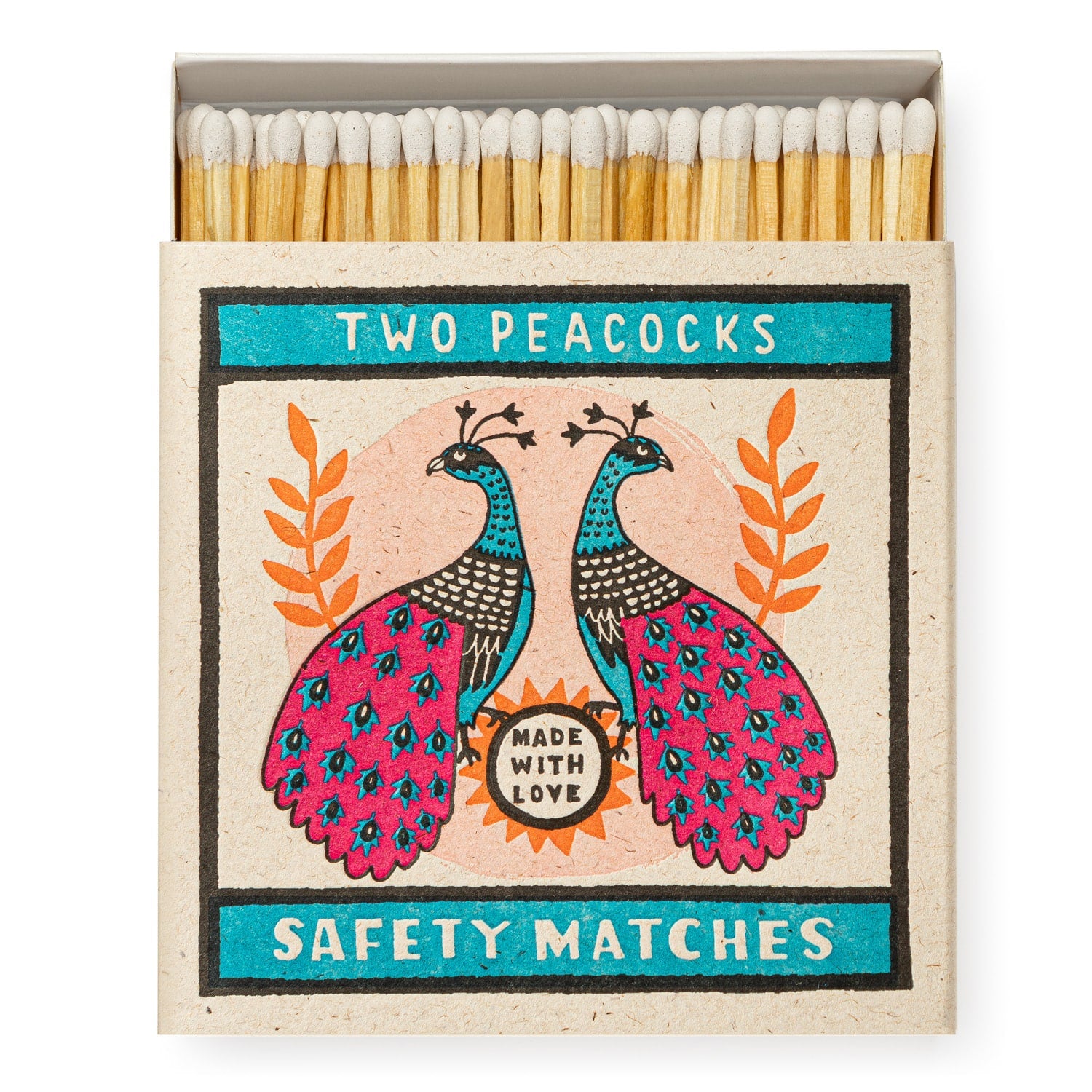 Boîtes d'allumettes - Two Peacocks