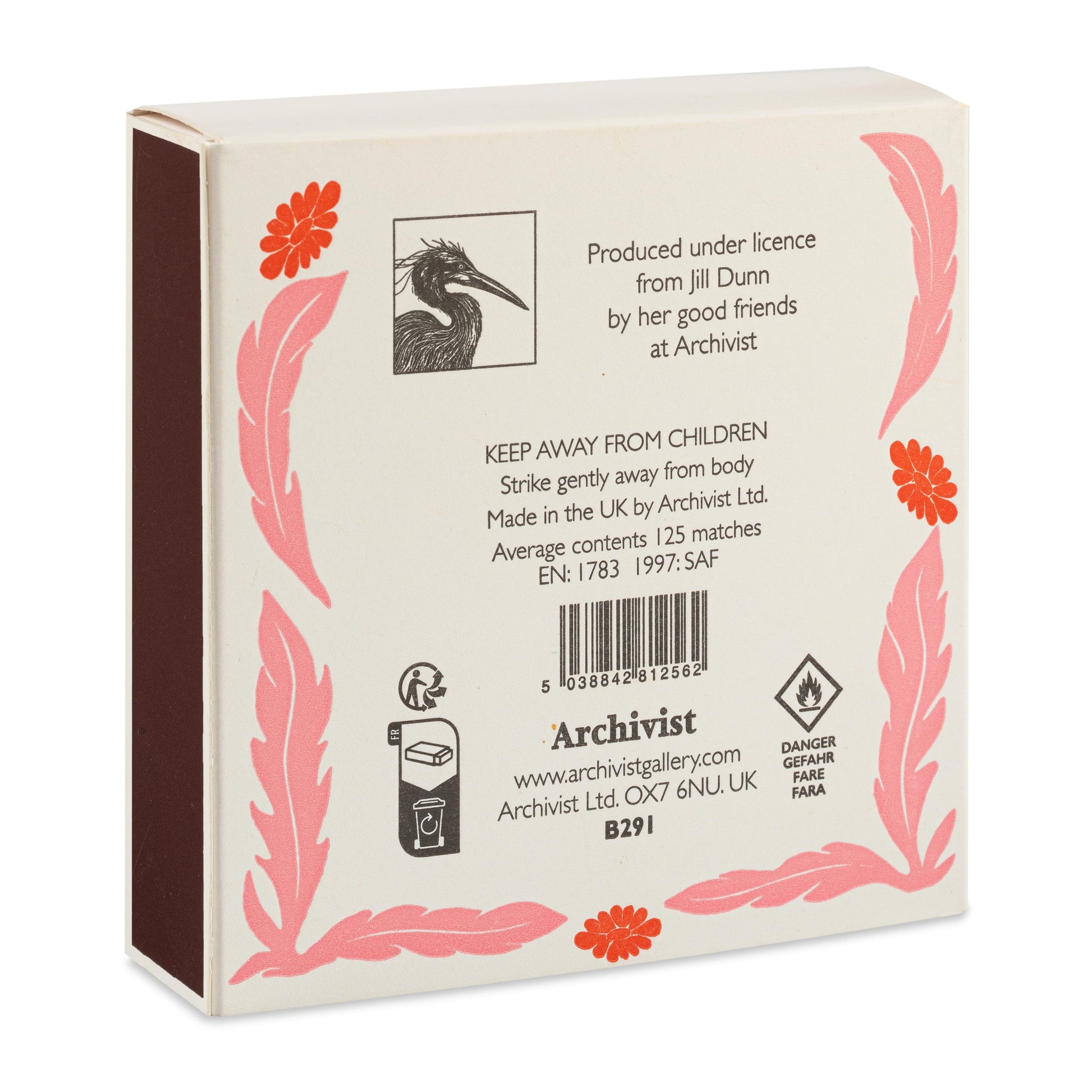 Boîte d'allumettes - Botanical Heart