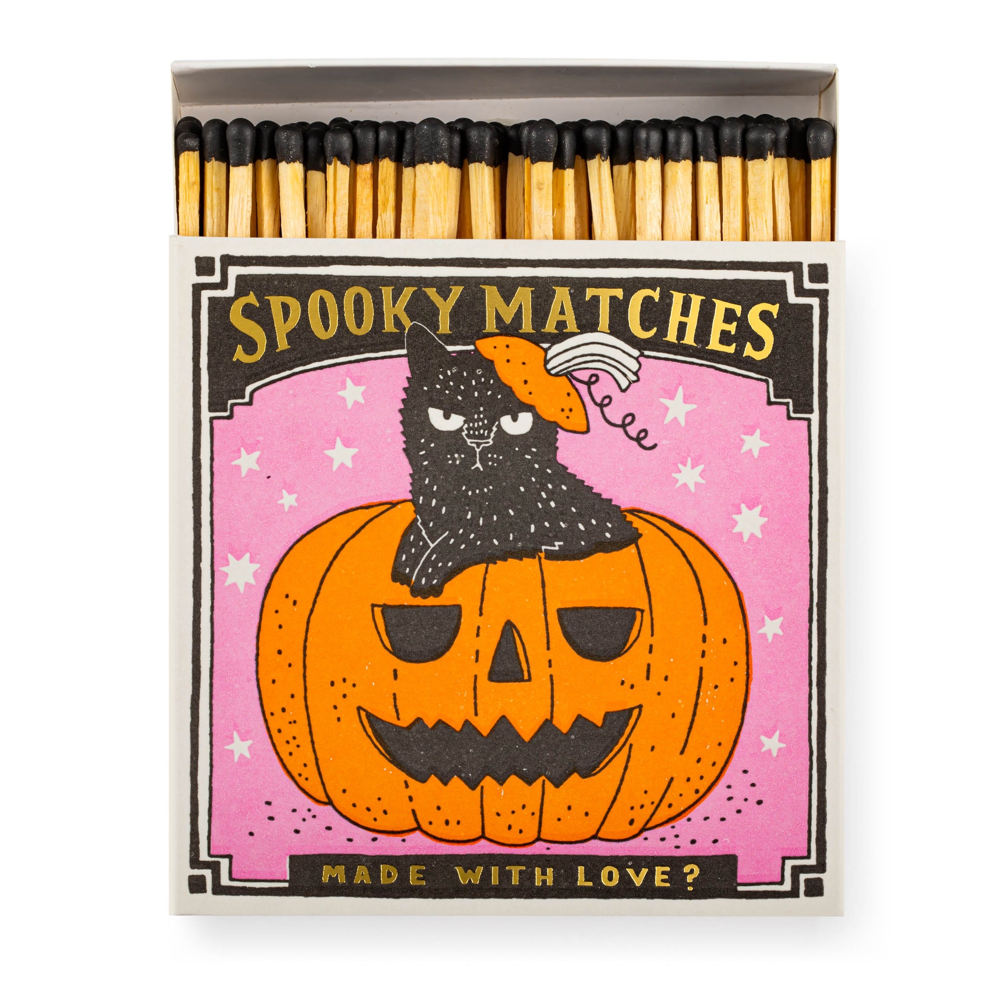 Boîte d'allumettes - Spooky cat
