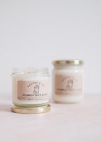 Bougie parfumée artisanale cire végétale - Pumpkin spice latte