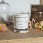 Bougie parfumée artisanale cire végétale - Jasmin Frangipanier