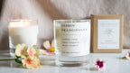 Bougie parfumée artisanale cire végétale - Jasmin Frangipanier