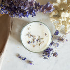 Bougie parfumée artisanale cire végétale - Fleur sauvage & Air marin