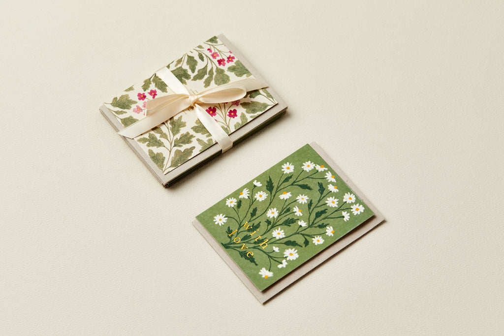 Mini carte fleurie – Marguerites With Love