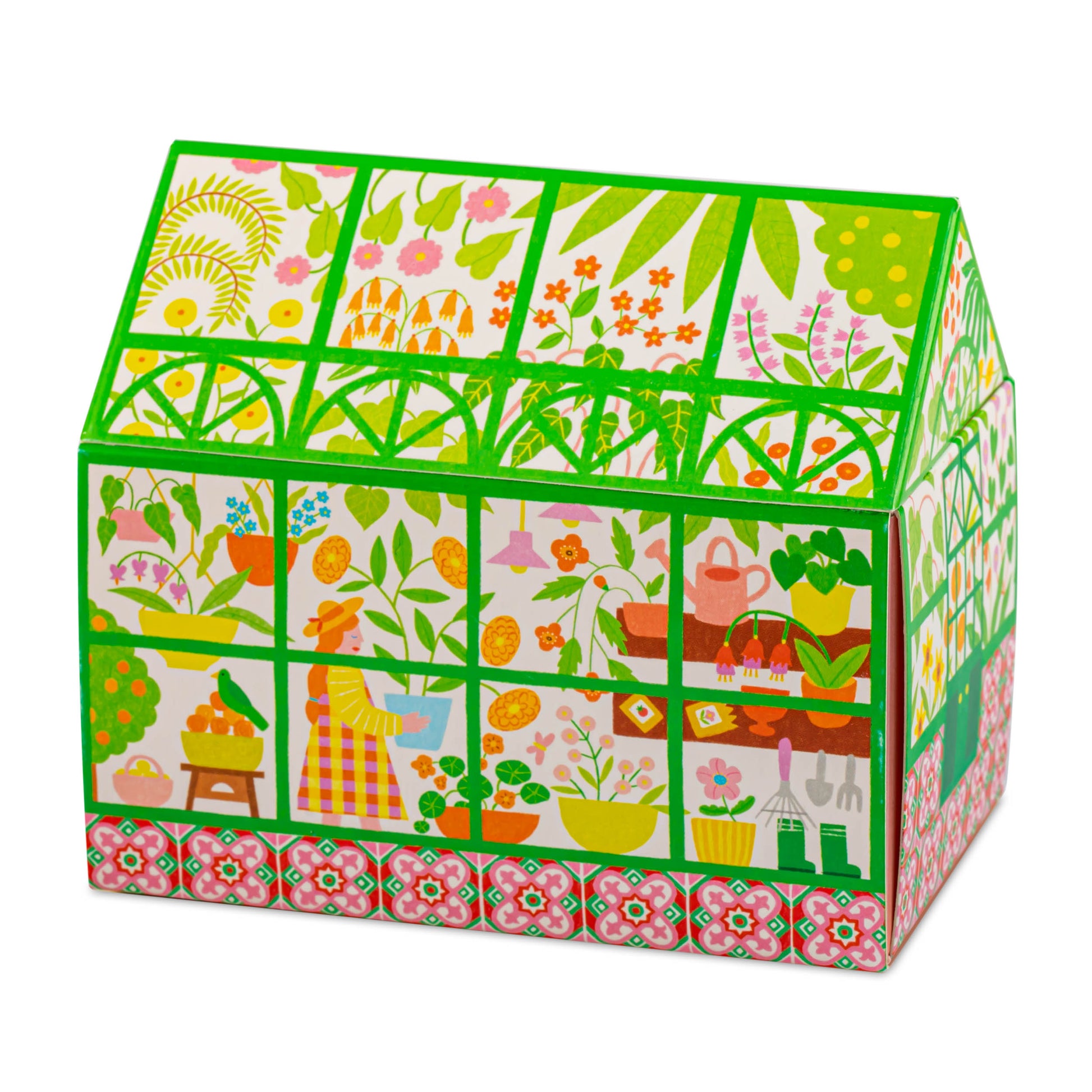 Boîte d'allumettes Maison - Serre aux fleurs