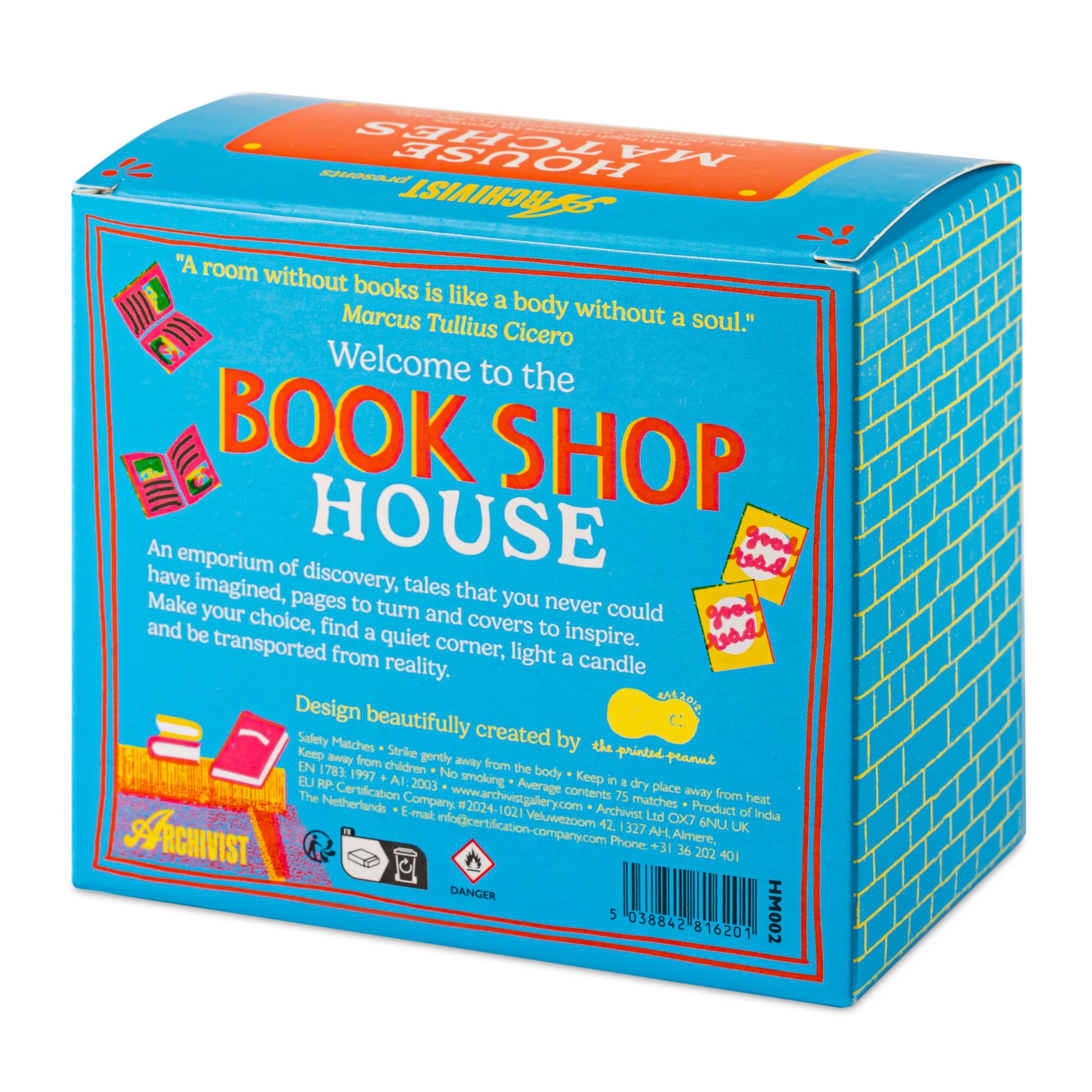 Boîte d'allumettes Maison - Librairie