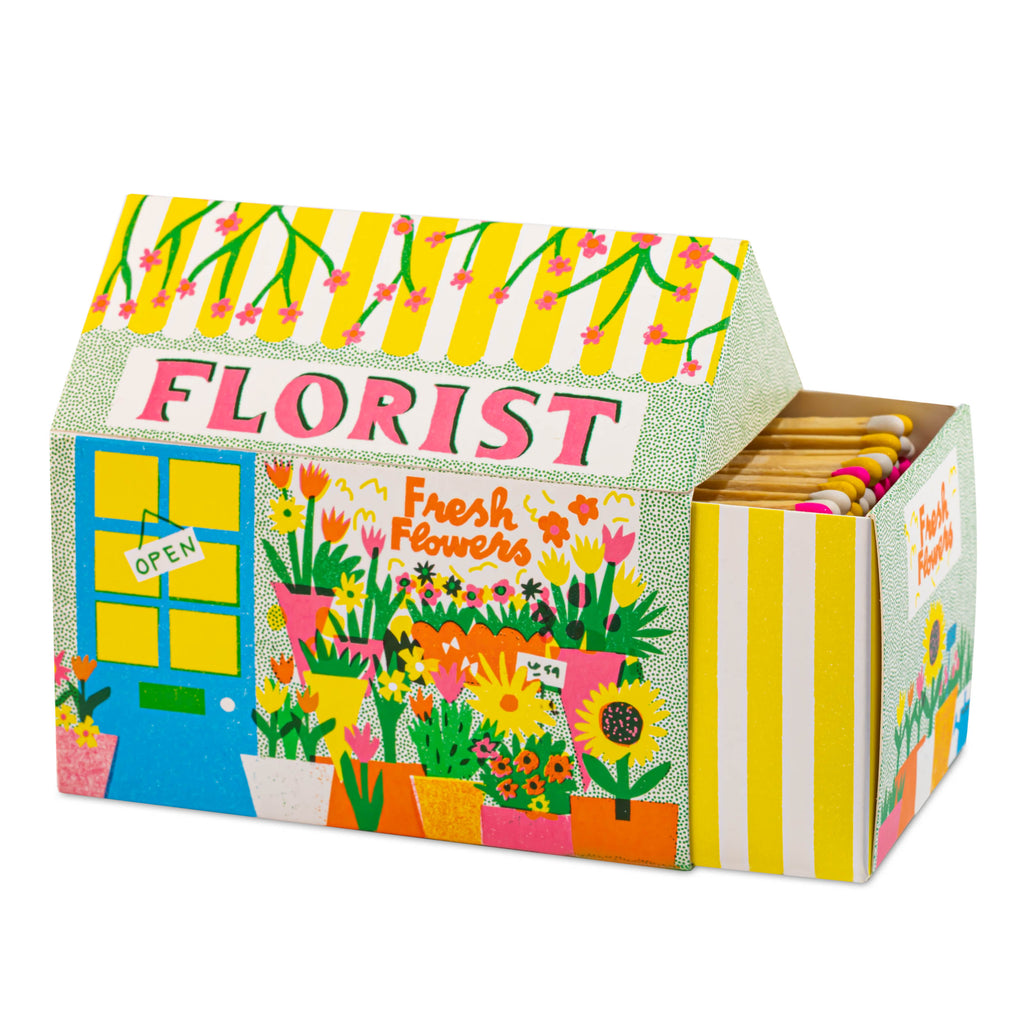Boîte d'allumettes Maison - Fleuriste