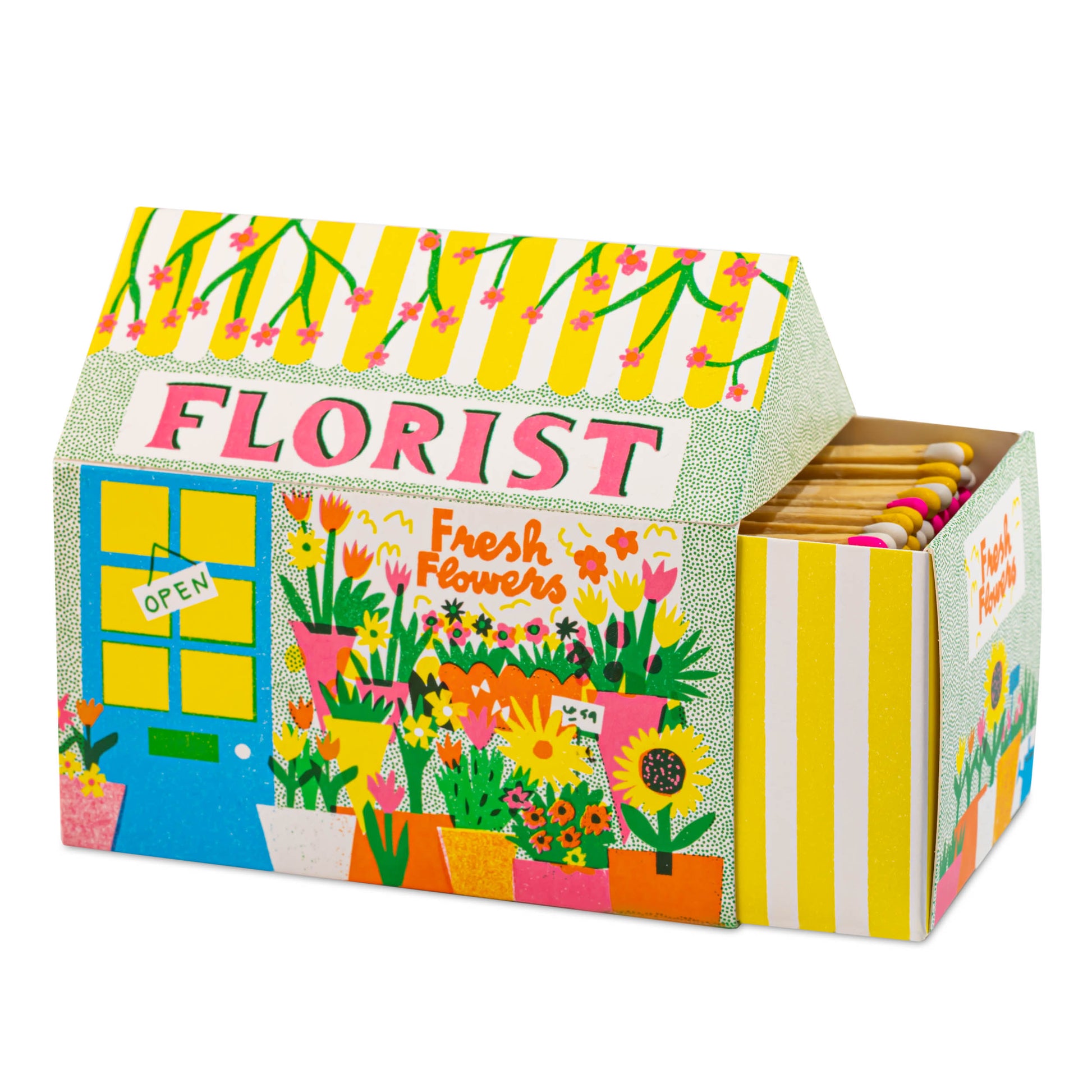 Boîte d'allumettes Maison - Fleuriste
