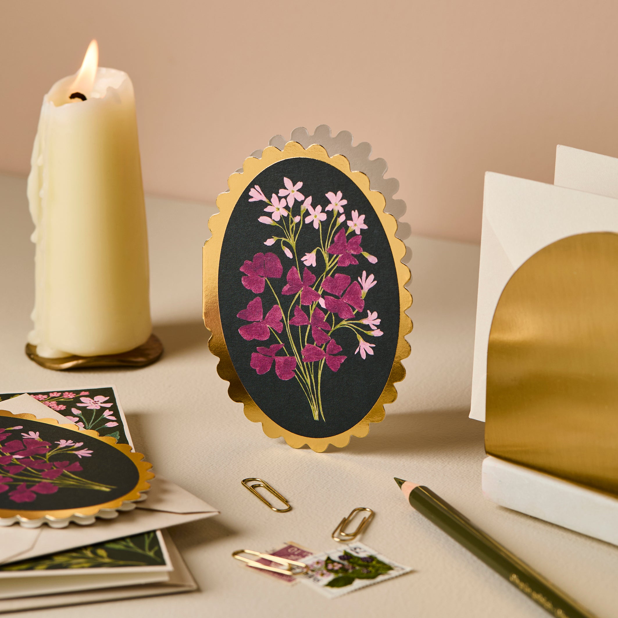 Mini carte fleurie – Oxalis