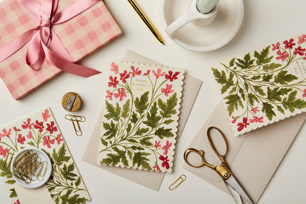 Carte fête des Mères fleurie – Flora