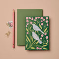 Carte avec amour – Oiseaux