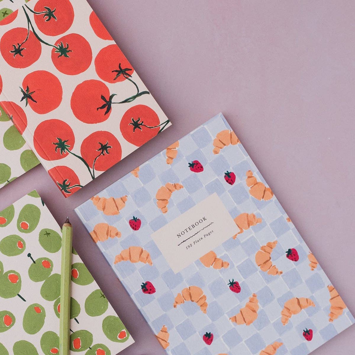 Carnet Croissant Café | Journal à pages vierges | Carnets