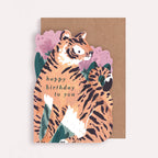 Cartes d'anniversaire en forme de tigre | Cartes de tigre | Cartes d'animaux | Cartes