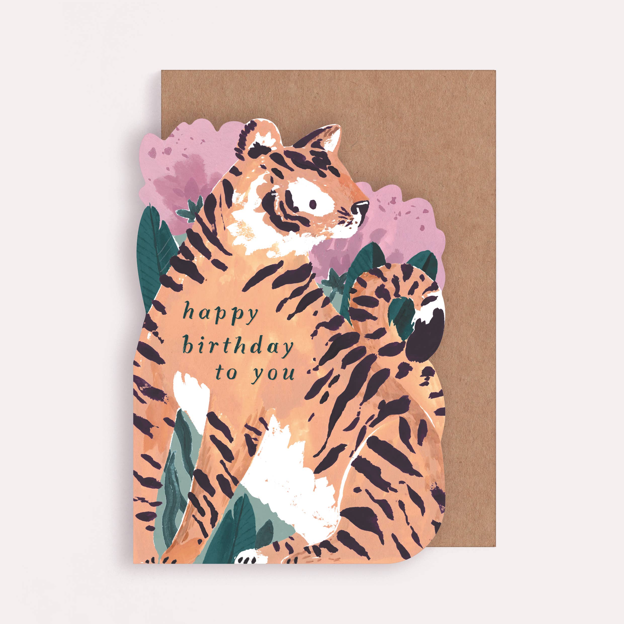 Cartes d'anniversaire en forme de tigre | Cartes de tigre | Cartes d'animaux | Cartes