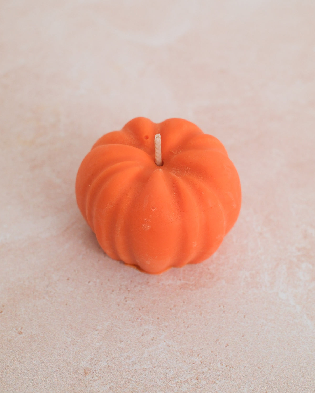 Dekorative Kürbiskerze Orange
