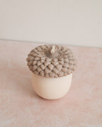 Bougie décorative gland