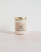 Handmade vegetable wax scented candle - Carrot cake