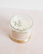 Citronnelle géranium Bougie parfumée Pot de saison