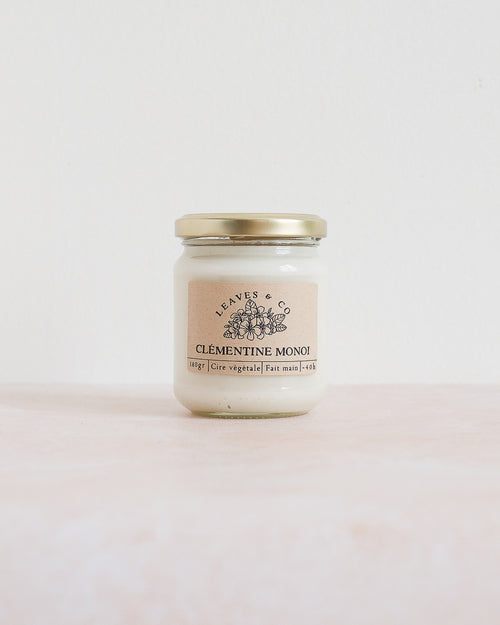Bougie Clémentine monoi