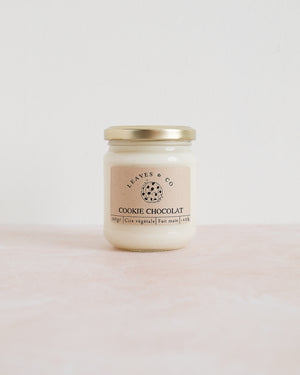 Bougie parfumée artisanale cire végétale - Cookie chocolat