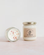 Handmade Vegetable Wax Scented Candle - Raspberry