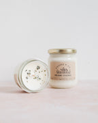 Bougie parfumée artisanale cire végétale - Herbe coupée