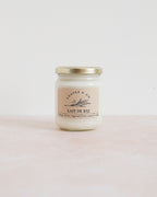 Handmade vegetable wax scented candle - Rice milk
