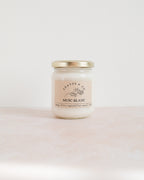 Bougie parfumée artisanale cire végétale - Musc blanc