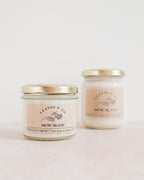 Bougie parfumée artisanale cire végétale - Musc blanc
