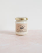 Bougie parfumée artisanale cire végétale - Pommes au four