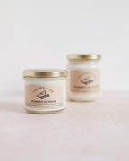 Bougie parfumée artisanale cire végétale - Pommes au four