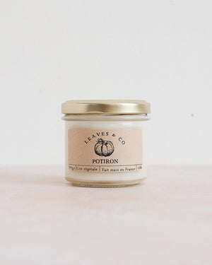 Bougie parfumée artisanale cire végétale - Potiron