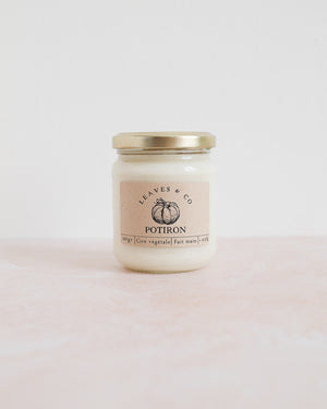 Bougie parfumée artisanale cire végétale - Potiron