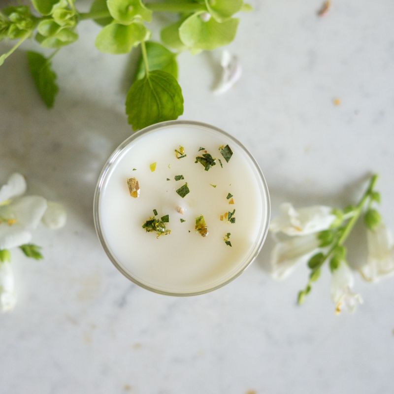 Bougie parfumée artisanale cire végétale - Aloe Vera
