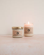 Bougie parfumée artisanale cire végétale - Cinnamon roll