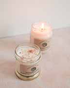 Bougie parfumée artisanale cire végétale - Cinnamon roll