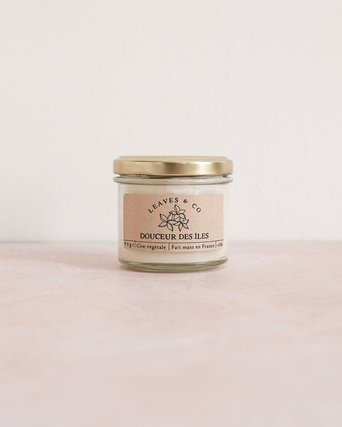 Bougie parfumée artisanale cire végétale - Douceur des îles